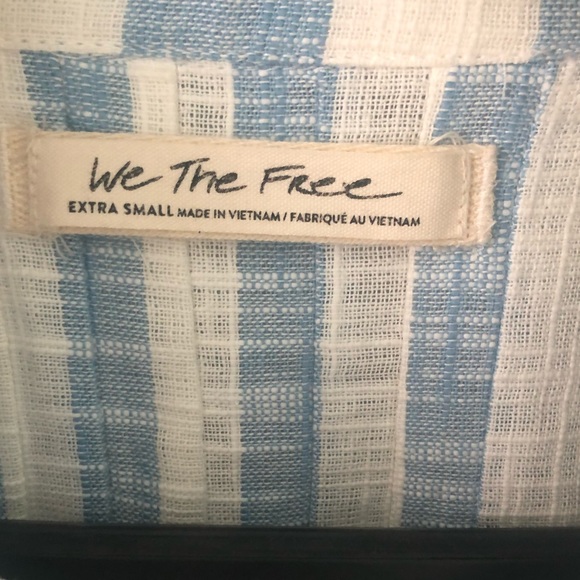 Free people button up crop top - Picture 4 of 5